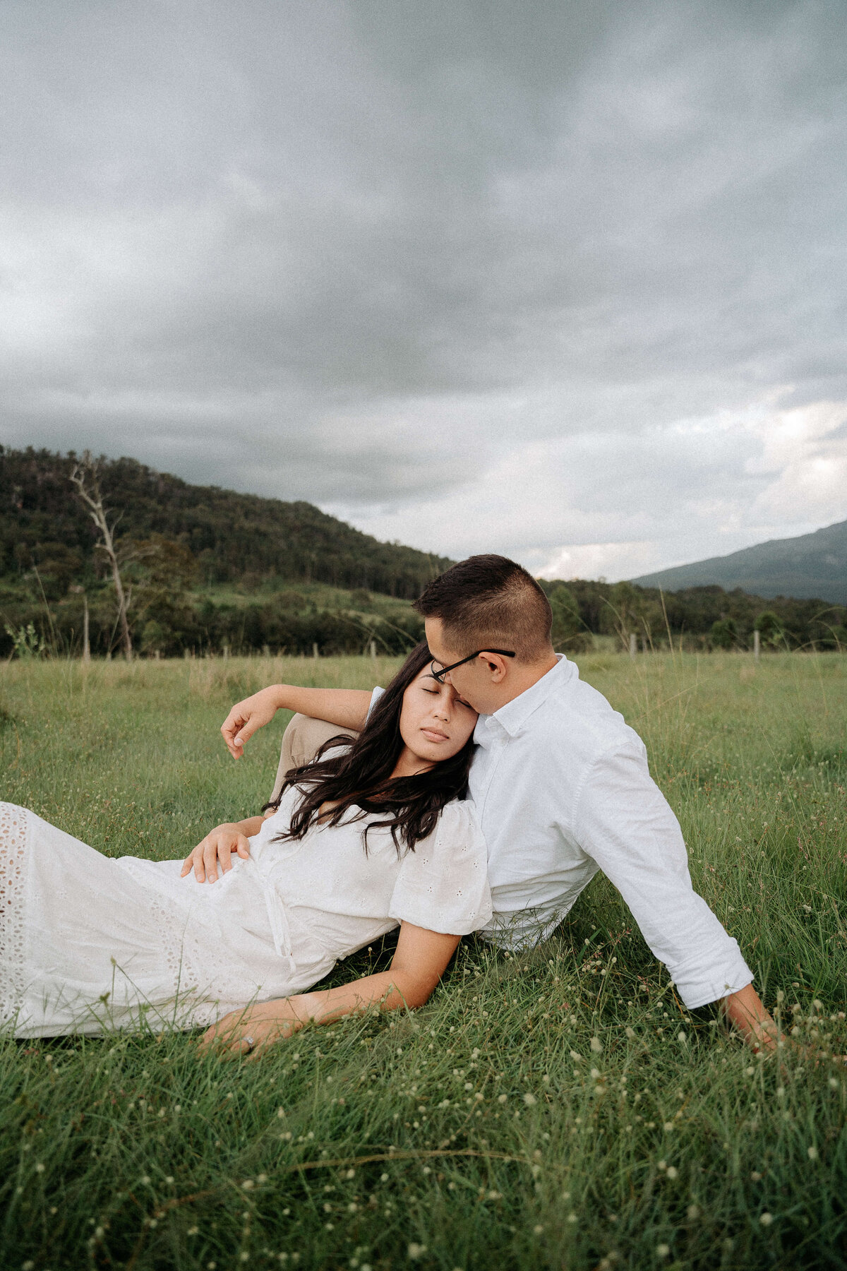 engagement phtoshoot at Mt Barney