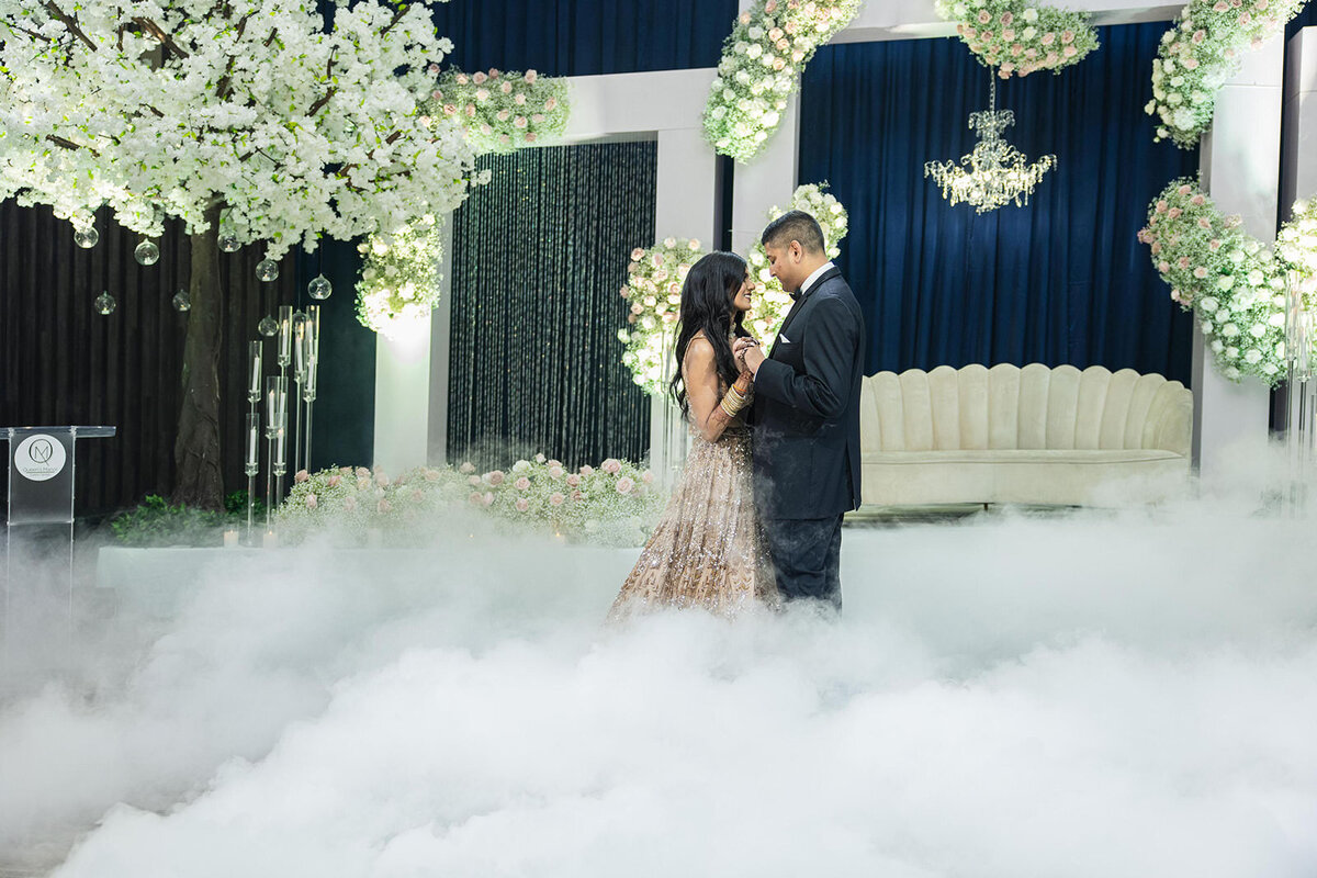 bride and groom first look - toronto wedding phtoographer
