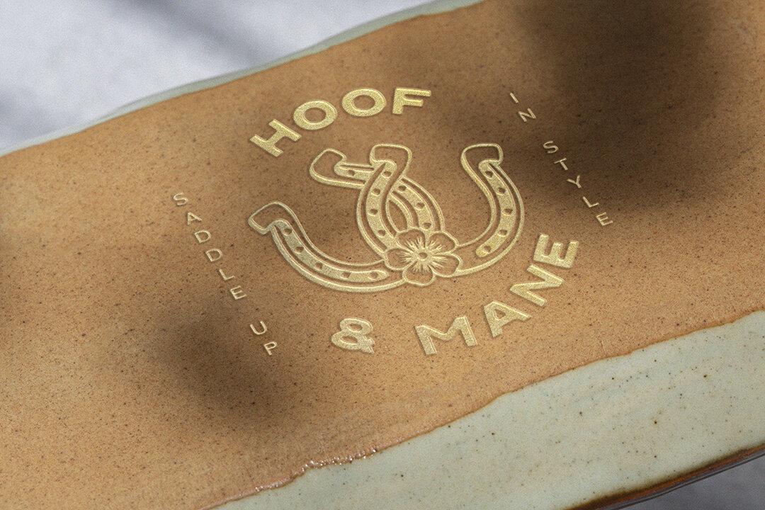 A brand that captures the untamed spirit of the West, designed for Hoof and Mane.