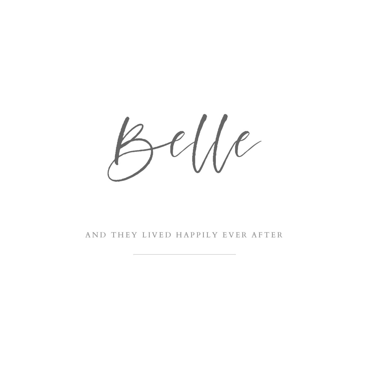 Belle_Title Page