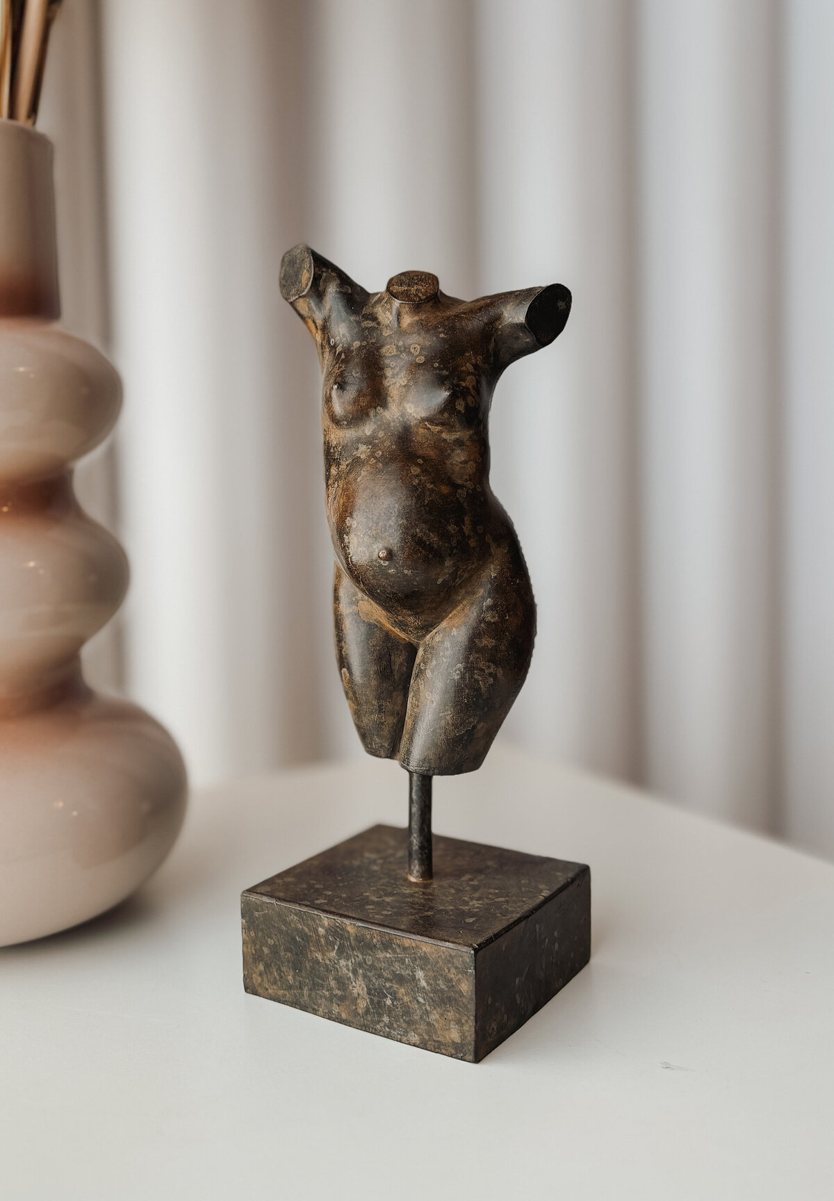 BellySisters-Zwangerschapsbeeld-Brons-gegoten-7