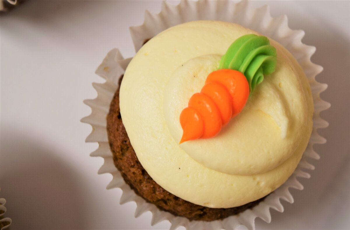 Carrot Cupcake Topdown