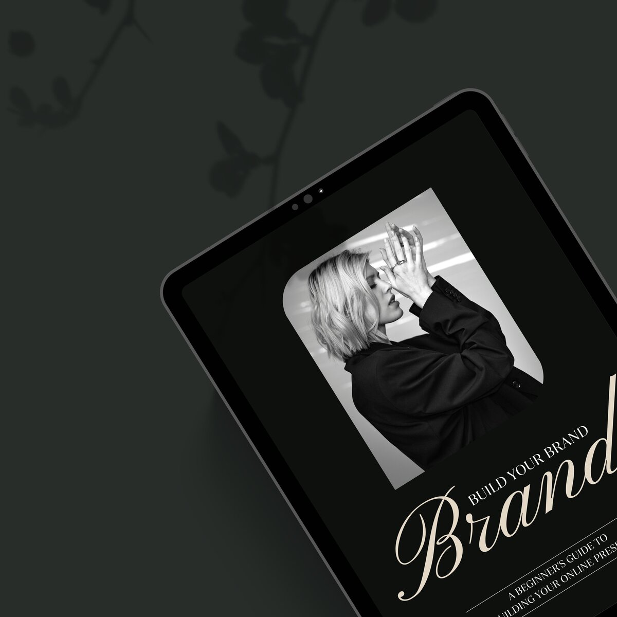 Aesthetic Tablet Mockup Instagram Post copy