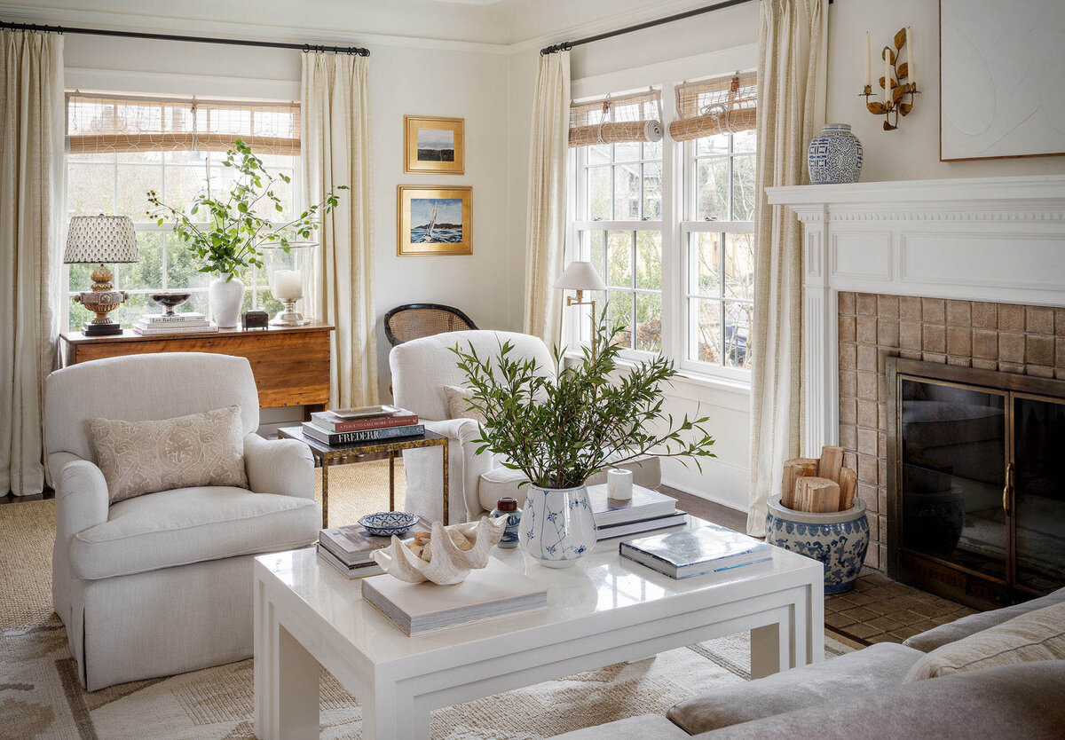 5-linen-english-roll-arm-chairs-white-coffee-table-mohair-sofa