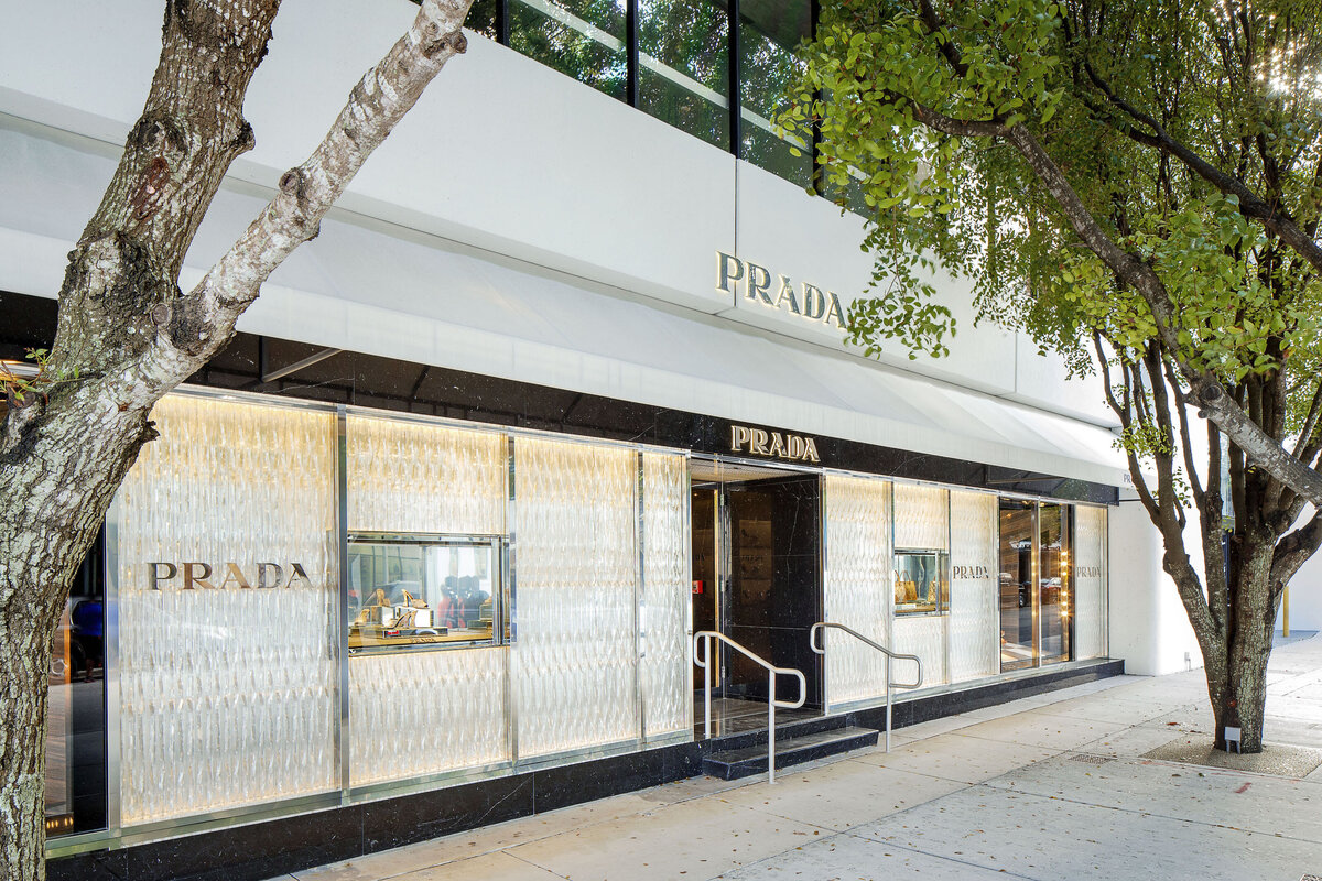 Prada store in Miami, Florida