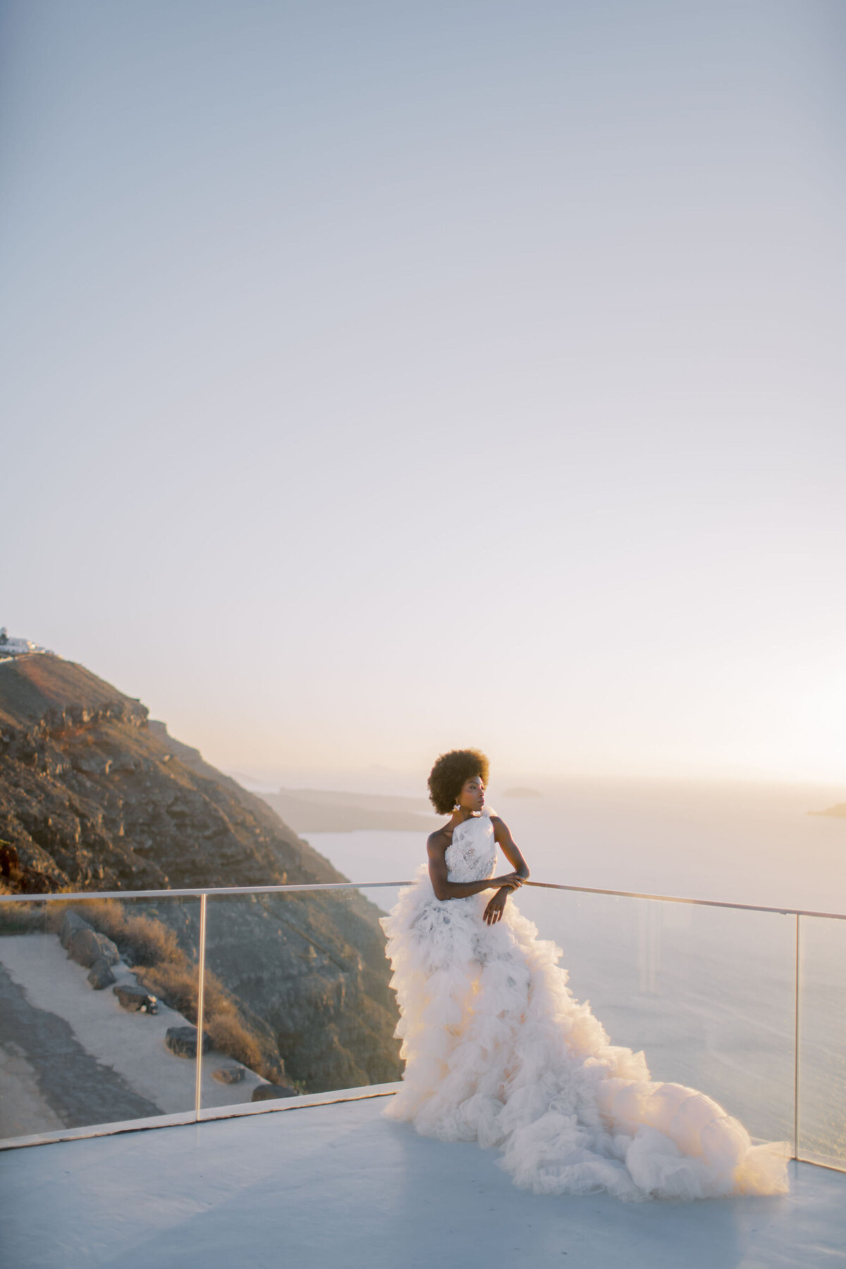 Greece Bridal Session Rocabella Santorini Millia London Gown Vicki Grafton Photography712