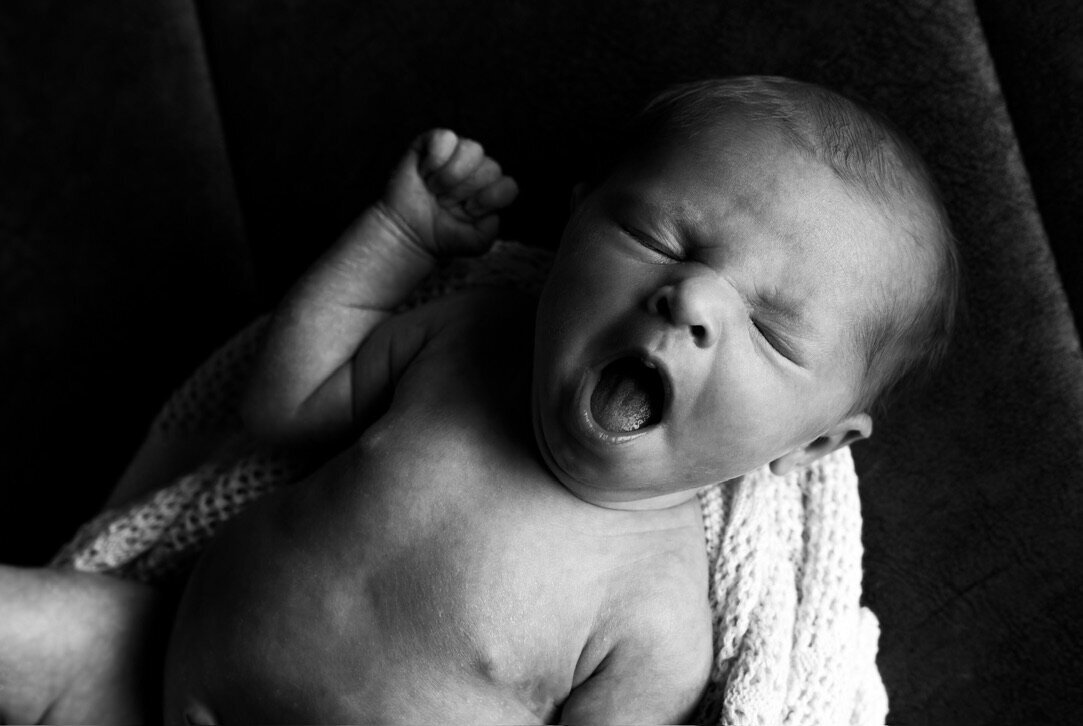 Newborn baby photoshoot in your home