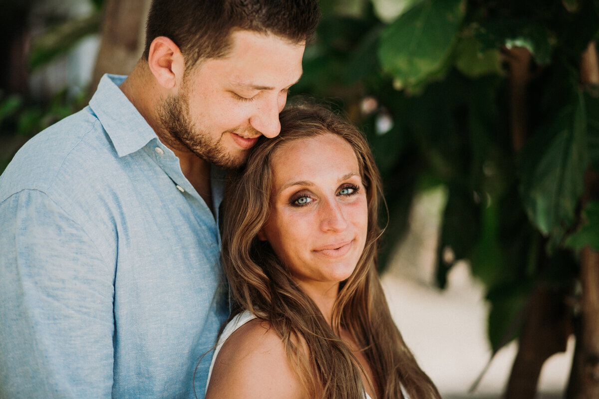 couple under a tree