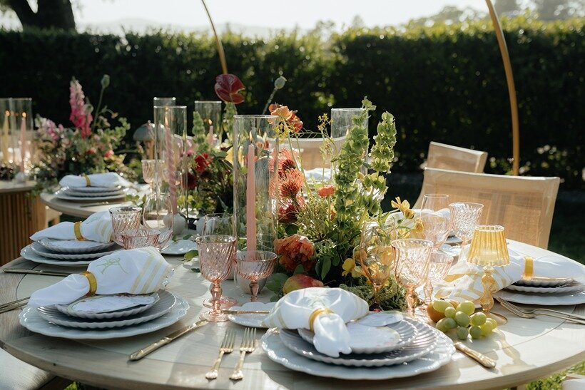 Chateau St. Jean Sonoma Wedding Dinner with Rachel C Photography24