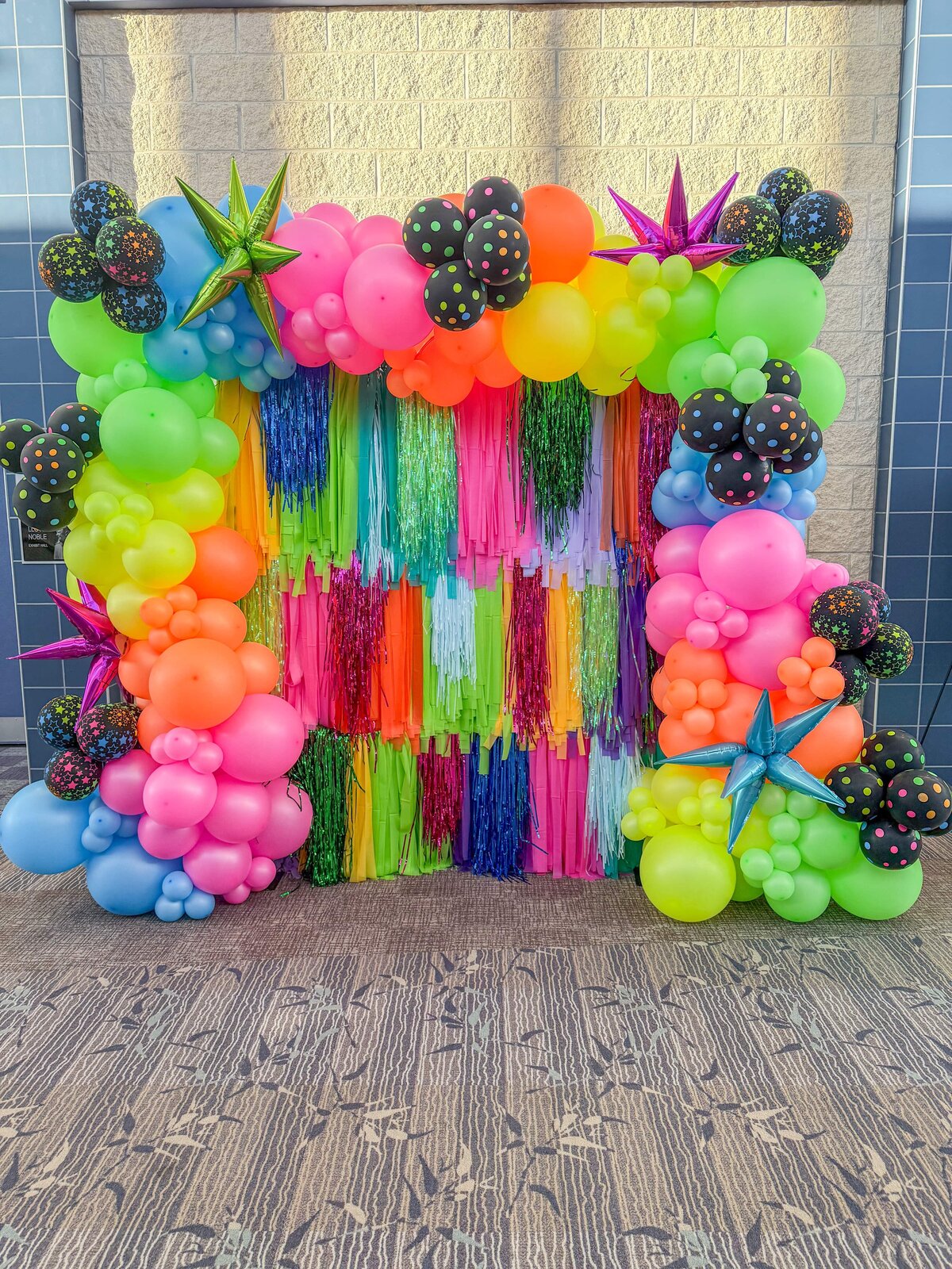 neon balloons
