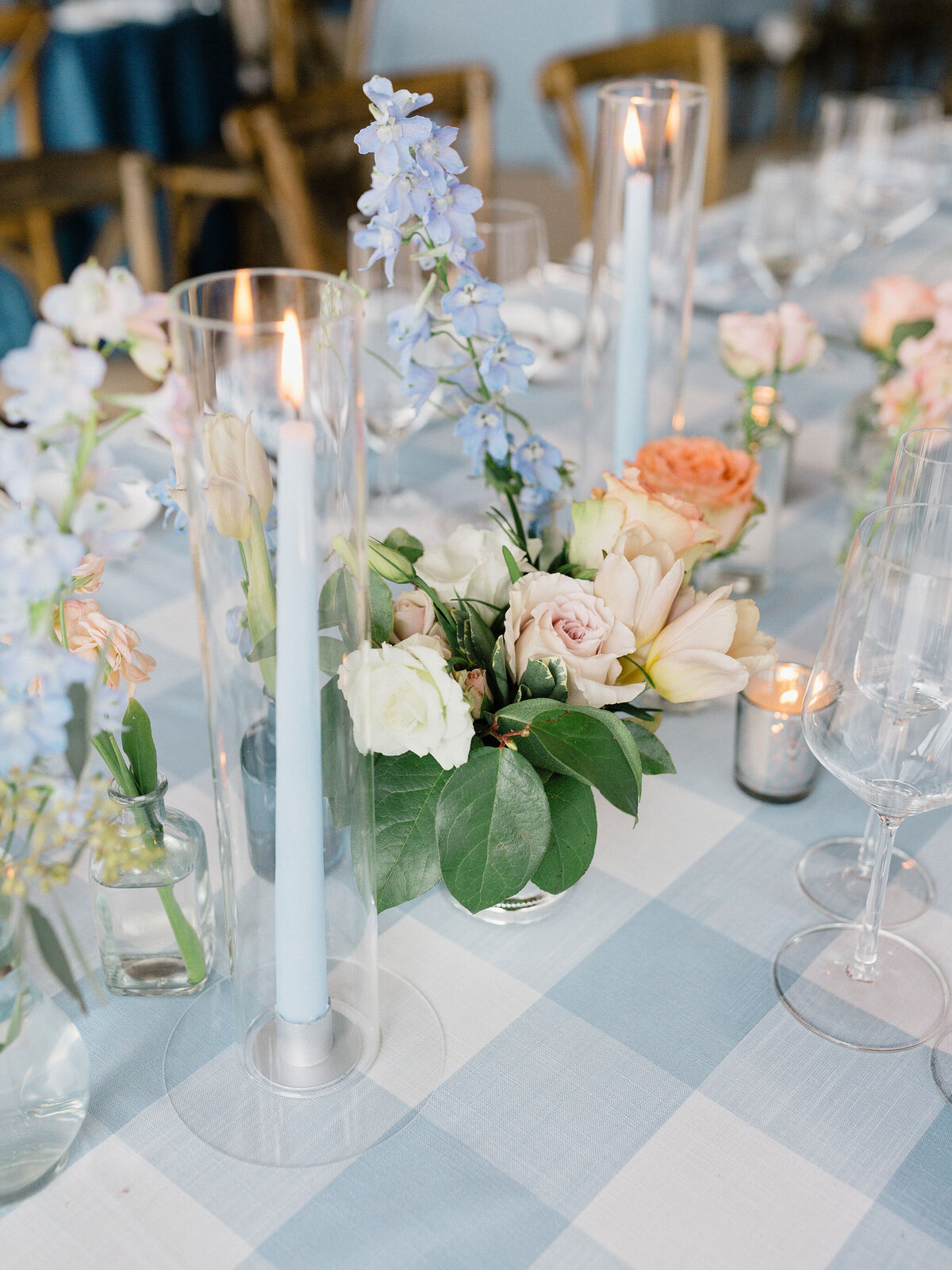 Coastal Blue & White Corporate Event Flowers at The Coastal Discovery Museum Hilton Head Island, Hilton Head Island, SC | Corporate Event Florist | Amy Arrington Photography | Coastal Floral & Events