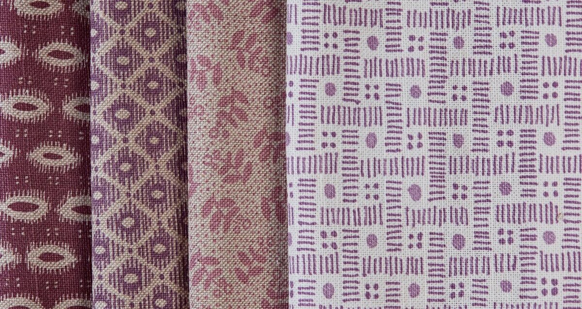 Nile & York_Carousel_SmallPrintLinen_Purple