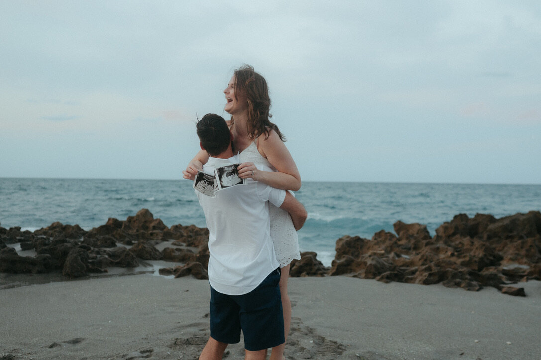 couple dancing on beach