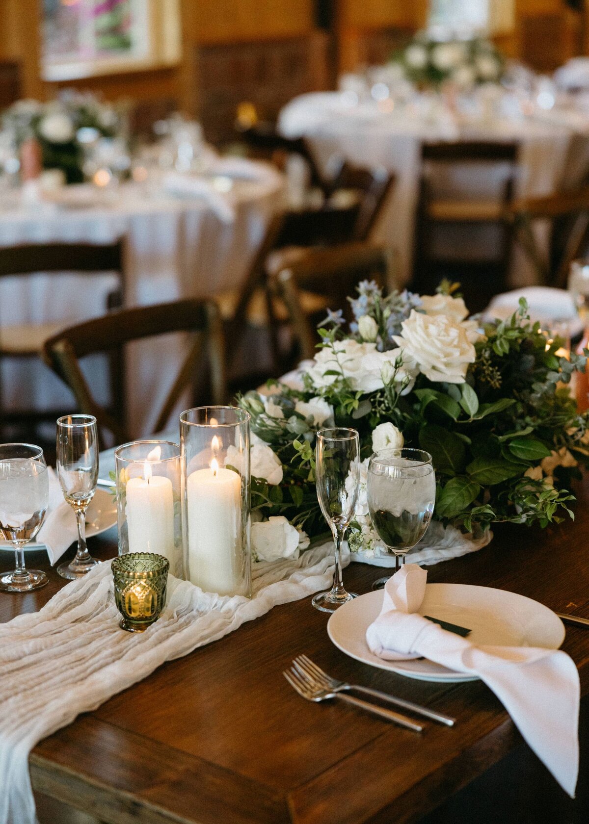 reception table