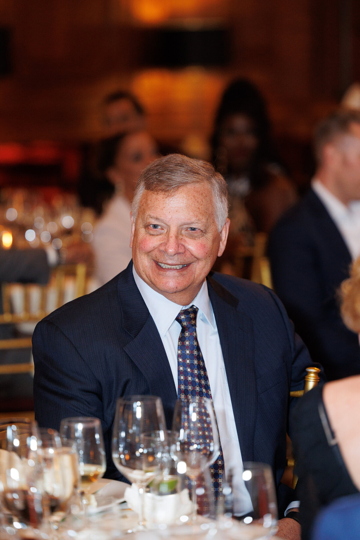 Older male smiling