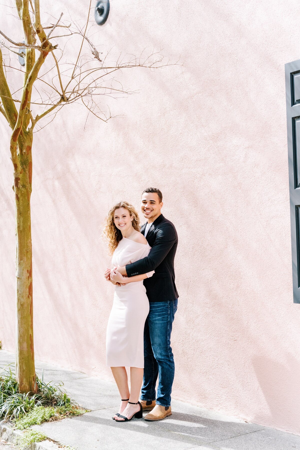 Downtown Charleston Pink Figgy Engagement Session_0015