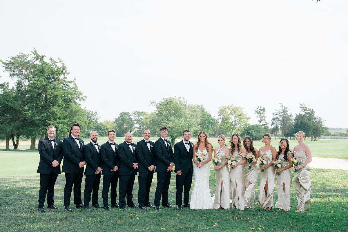 Bridal party Atlantic City Country Club New Jersey