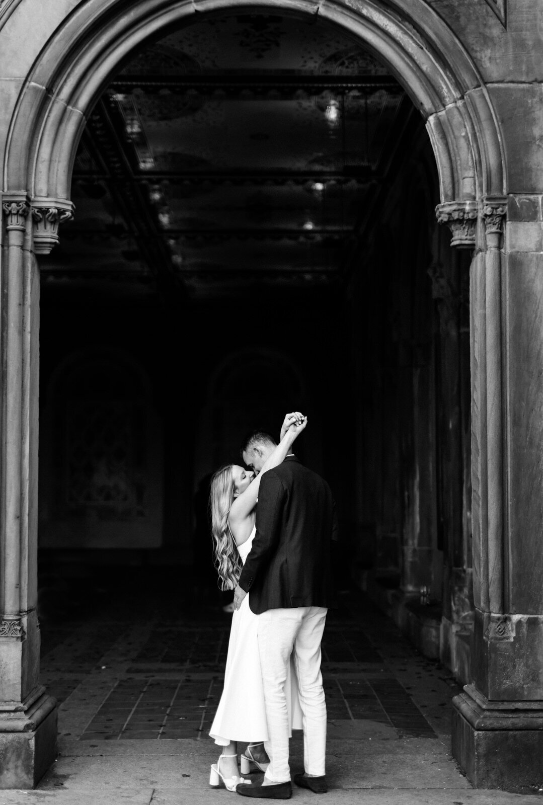 Stylish Central Park Engagement Photography 16