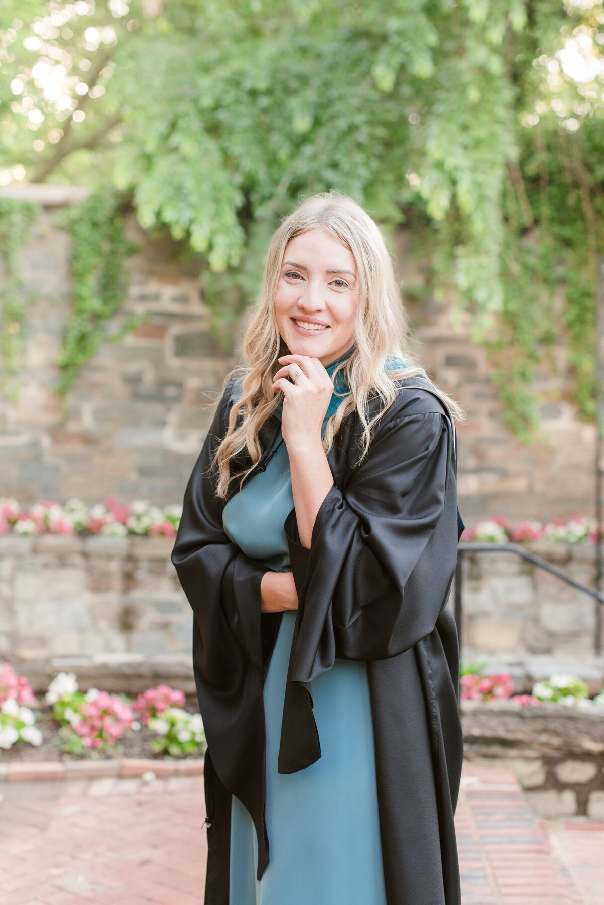 close up of graduate masters