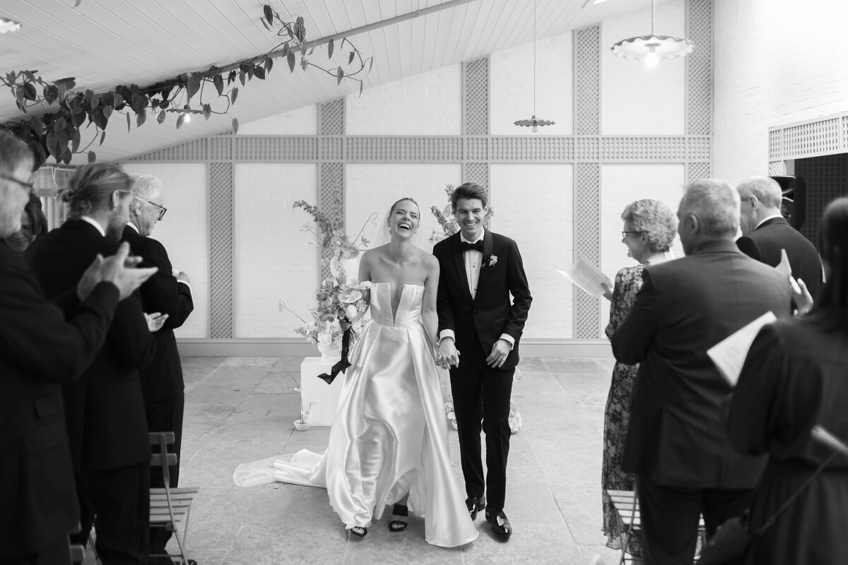 Wedding ceremony at Kin House