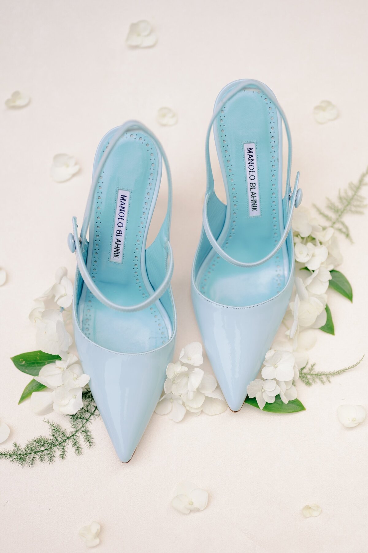 blue bridal shoes