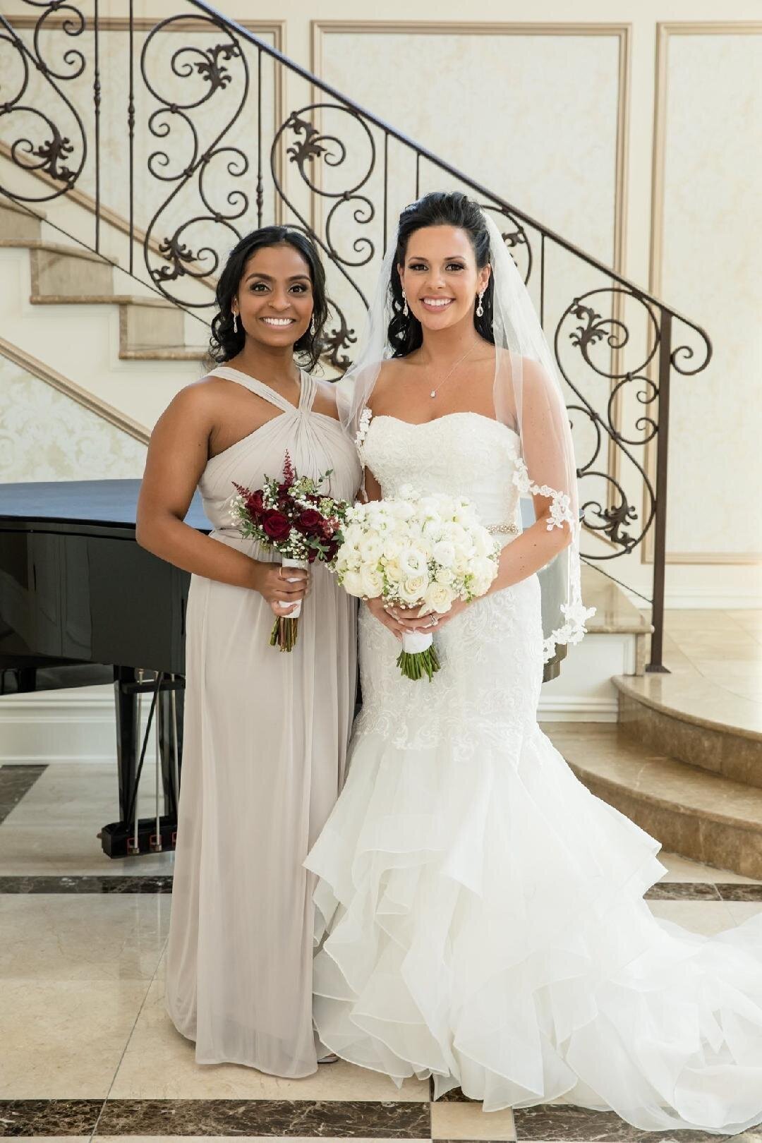 samantha and her bridesmaid