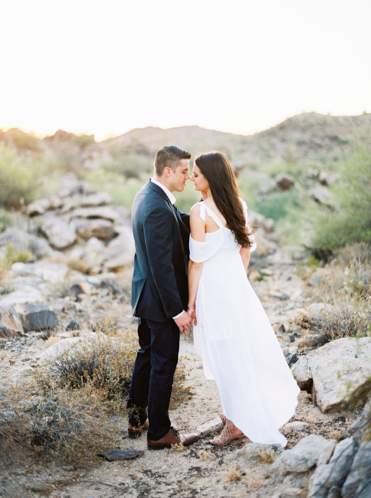Sara & Adam | Engagement Session | South Mountain | Mary Claire Photography | Arizona & Destination Fine Art Wedding Photographer