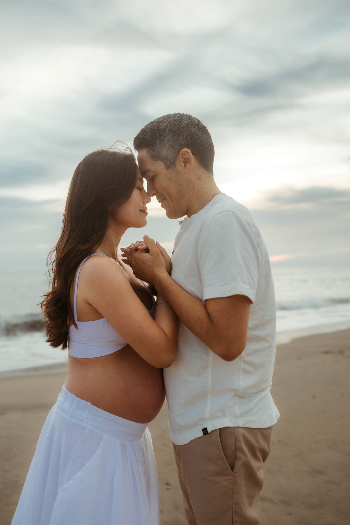 LA Beach Maternity Photography 117