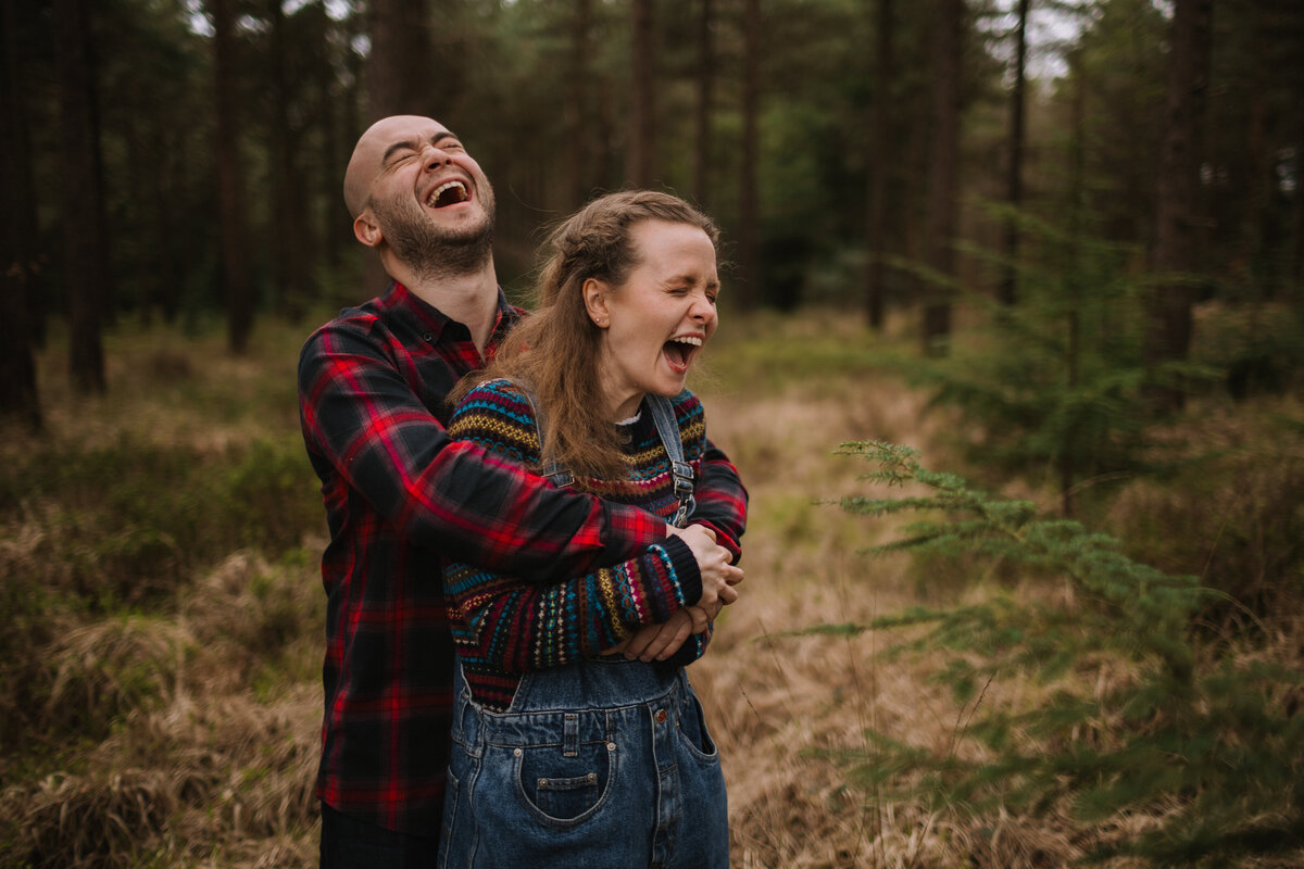 Engagement shoot at Haldon Forest