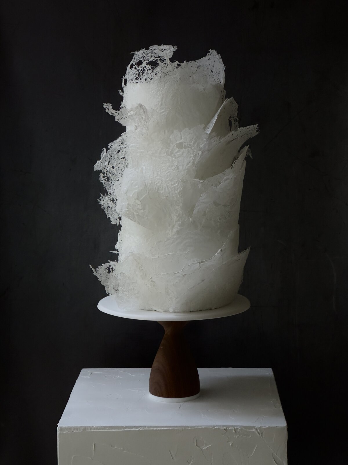twoteirwaferpaperweddingcake
