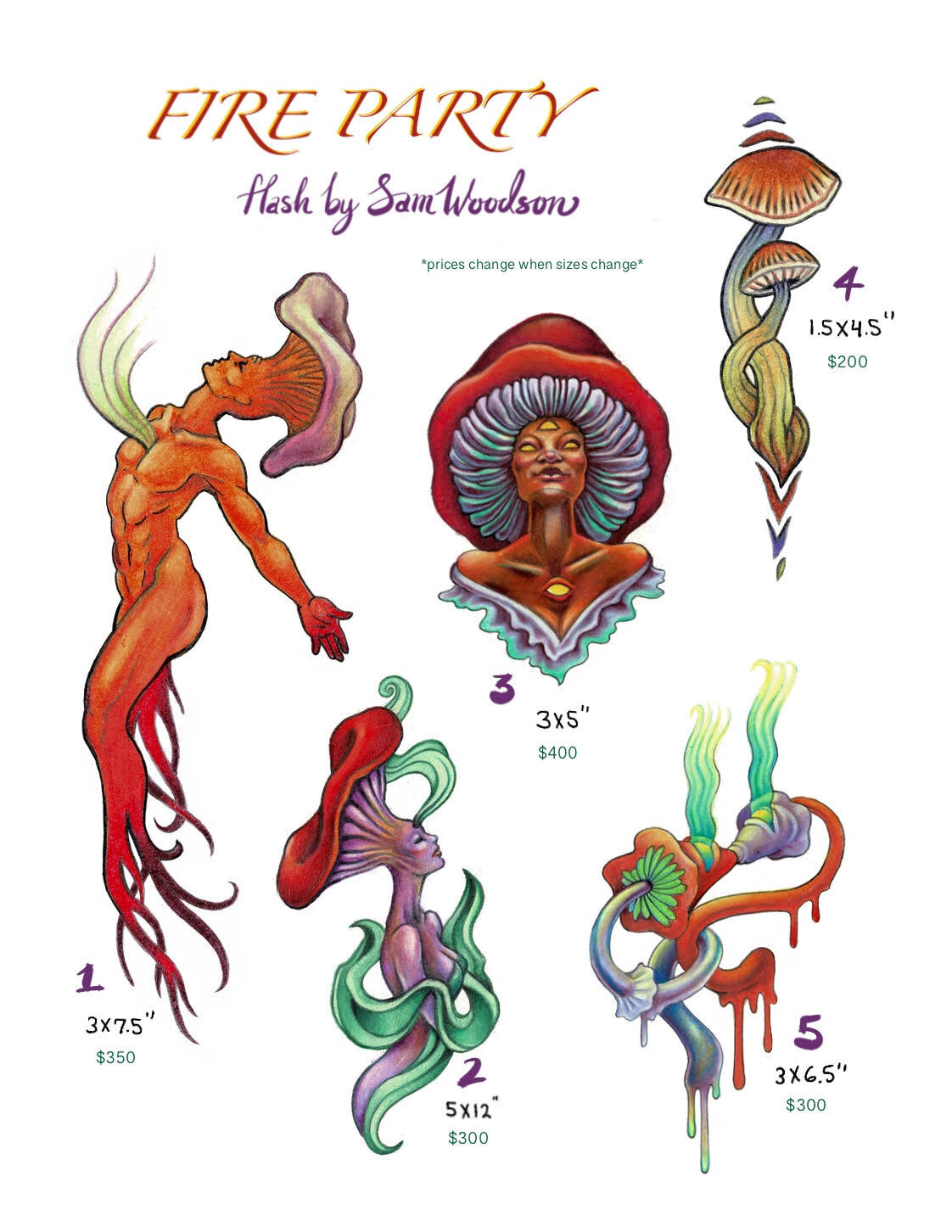 Copy of CohobaFireMushroomTattooFlashSamWoodson