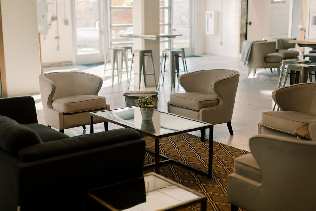 seating area at the cocktail lounge at the st vrain