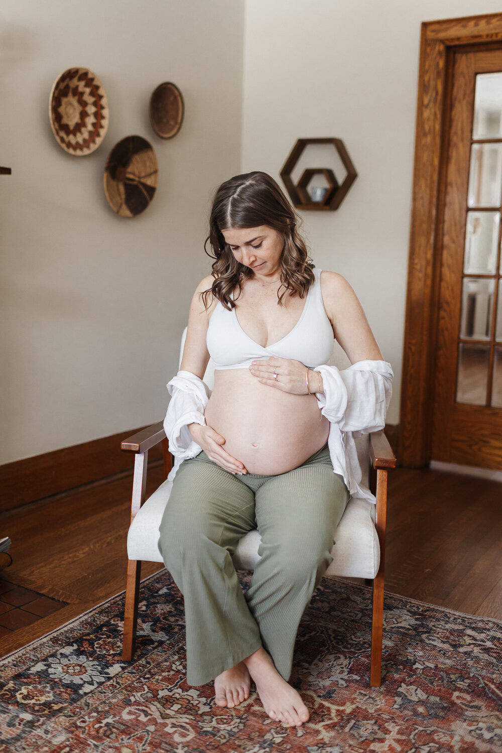 Toronto Maternity Portraits at home