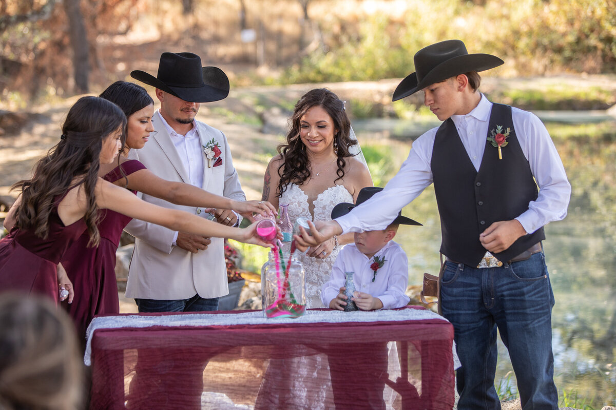 sand ceremony wedding