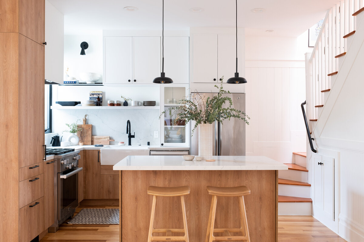 Remodel and Furnish_Kitchen_Wood Cabinets