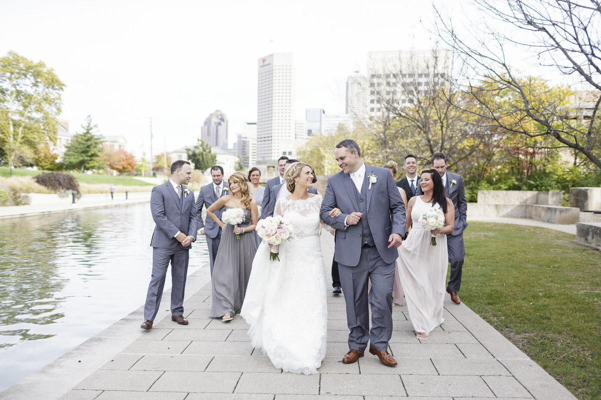 Wedding party picture taken by Erika Brown Photography