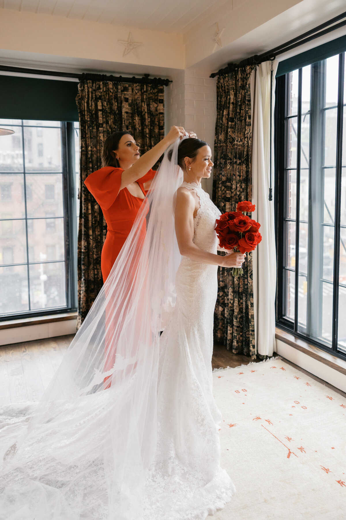 Noelle & Josh - NYC St Patricks Bowery - Wedding Previews 040