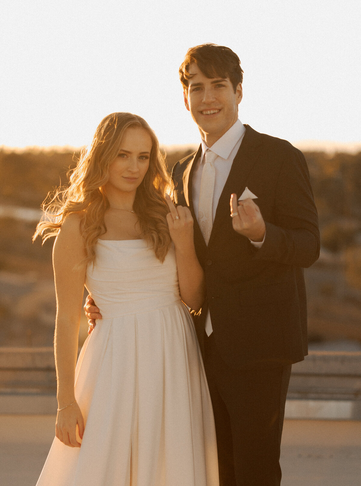 Scottsdale desert wedding venue with bride and groom photographed by Kollar Photography