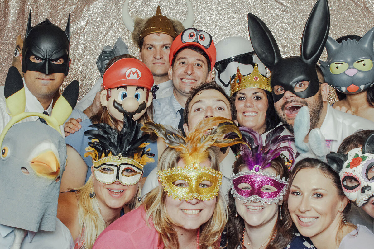 Photo booth services for weddings at The Brownstone in Paterson, Passaic County, New Jersey