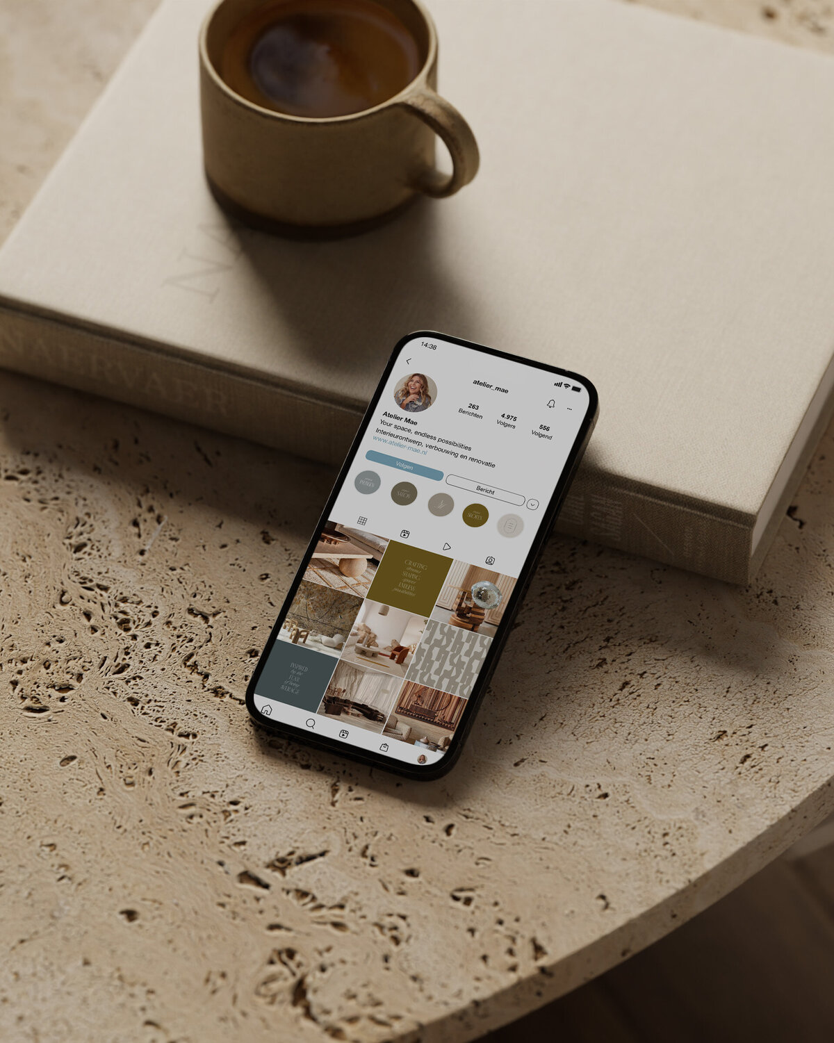 Atelier Mae Instagram feed – Interieurinspiratie en merkbeleving