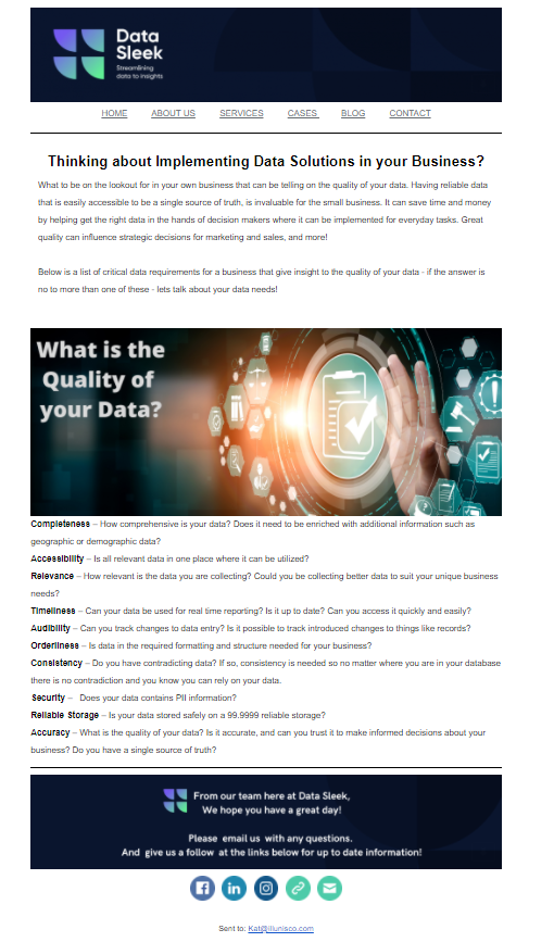 DS Active Campaign Email