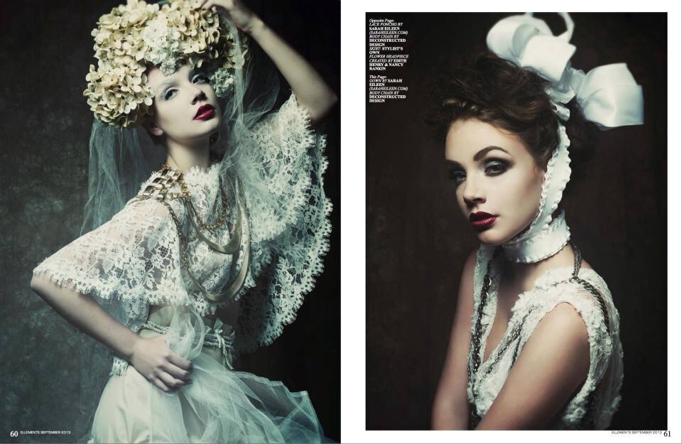 Editorial-fashion-model-headpieces-Ellements-magazine