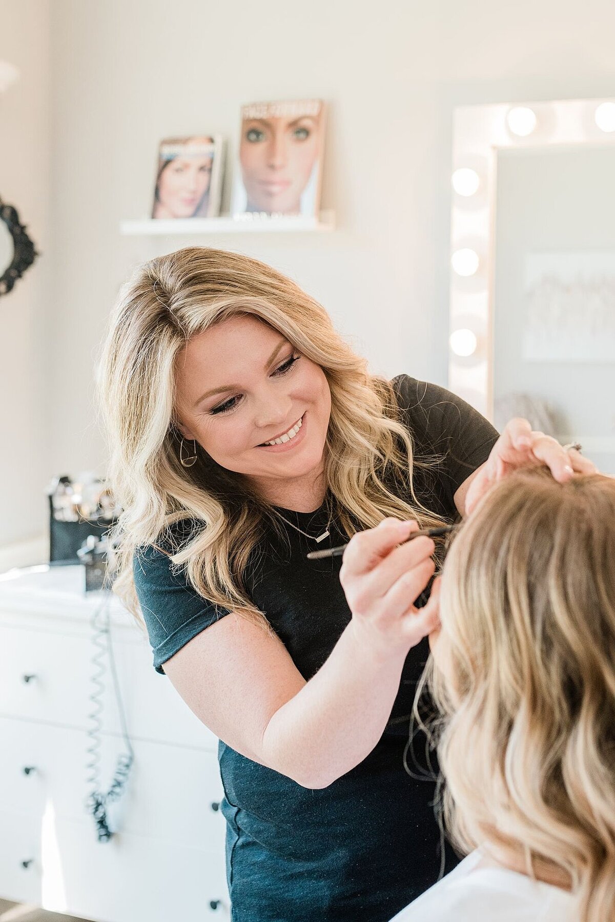 Branding Photos for Nashville Hair and Makeup Artist Kati Edge by Nashville Branding Photographer Dolly DeLong Photography