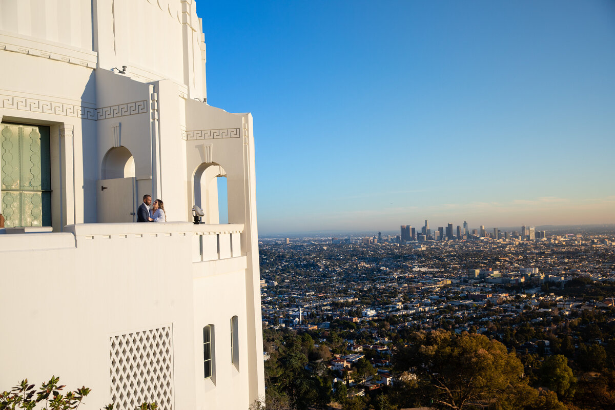 View of Griffith Observatory in  Los Angeles