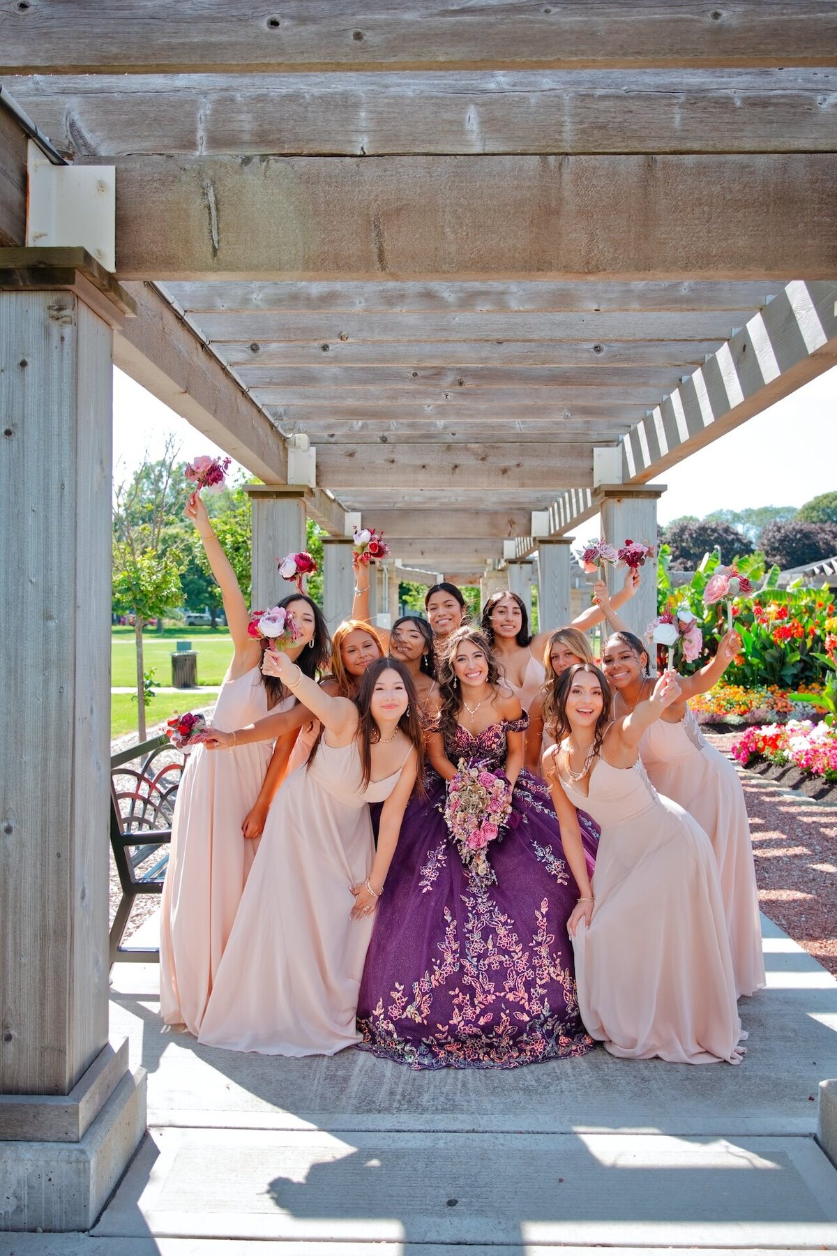 Alexandras Quinceanera Saint Patricks Church Wadsworth IL Stella Hotel Kenosha  WI 8.10.240819