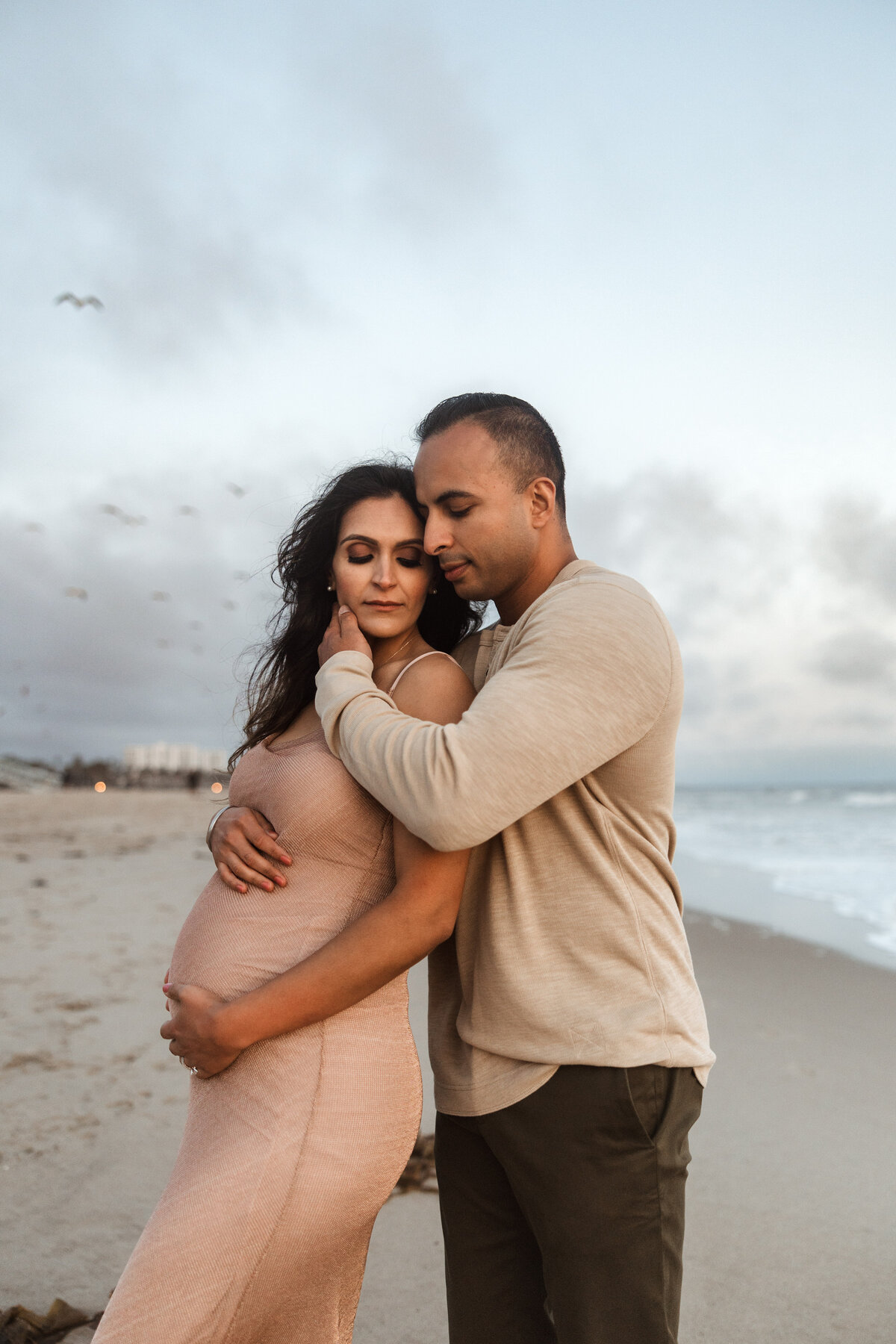 Santa Monica Beach Maternity Photography 113