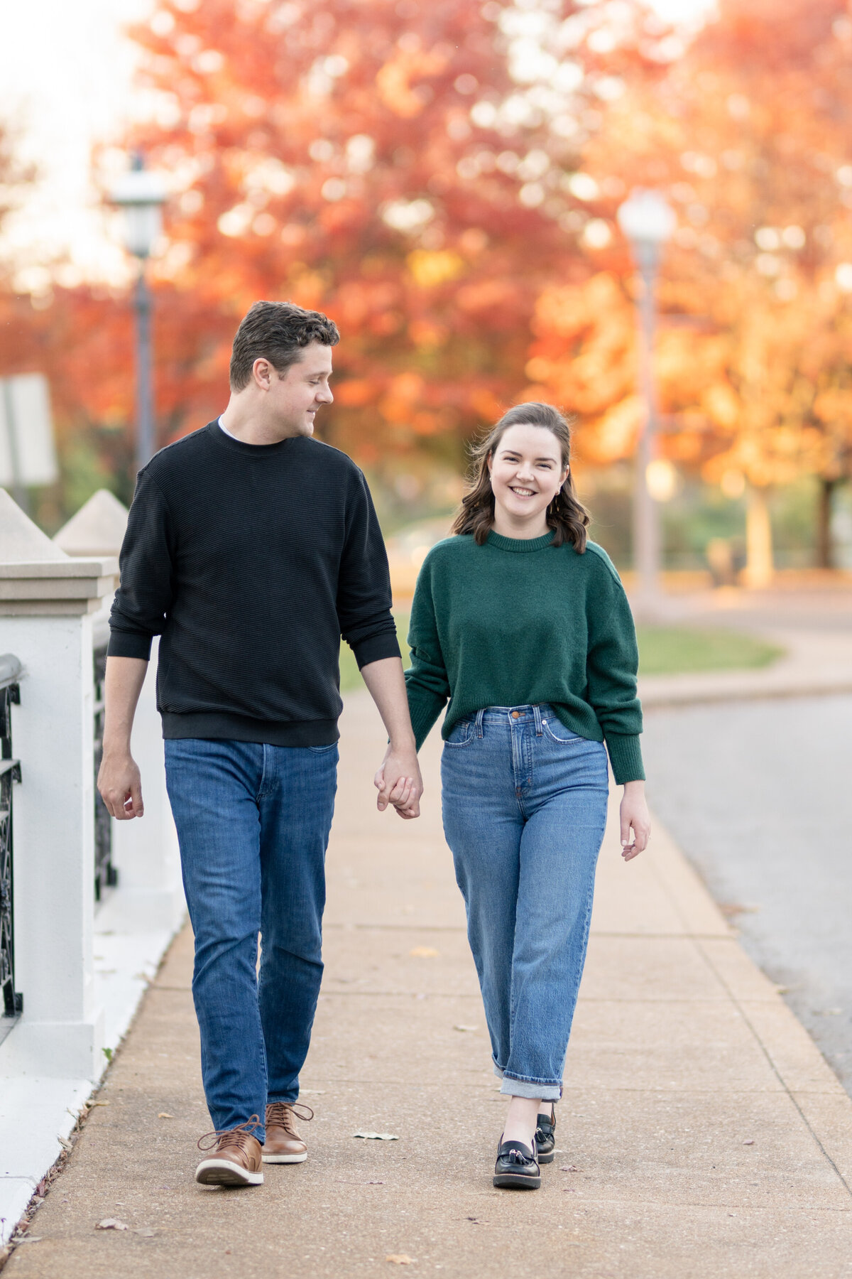 Forest Park Fall Engagement Photographer-9