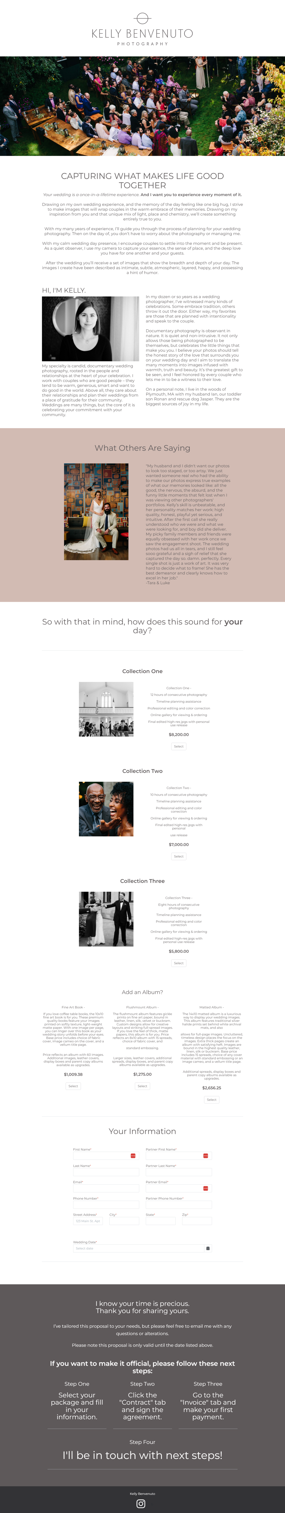 Kelly Benvenuto_Photography_Proposal