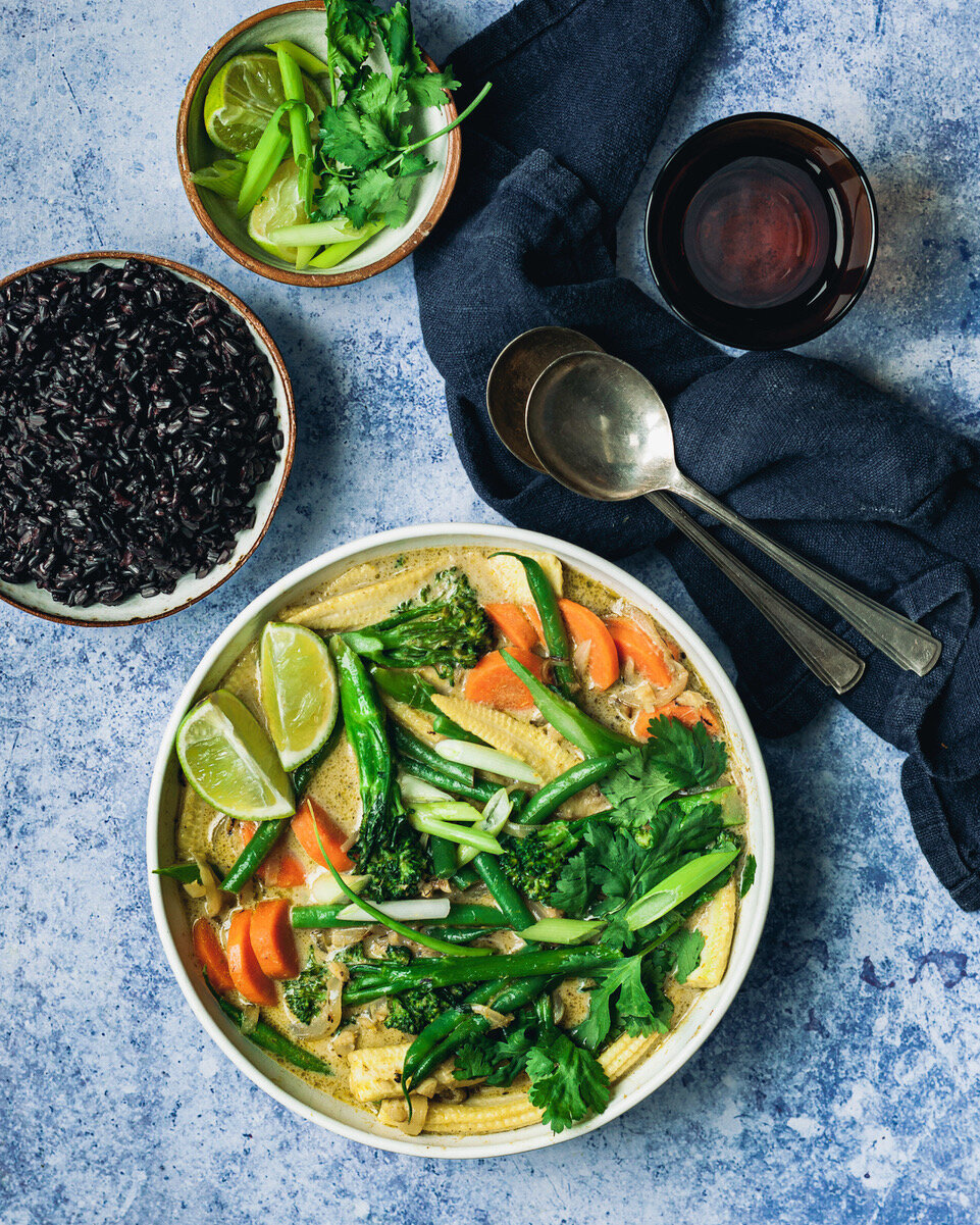 veg green curry