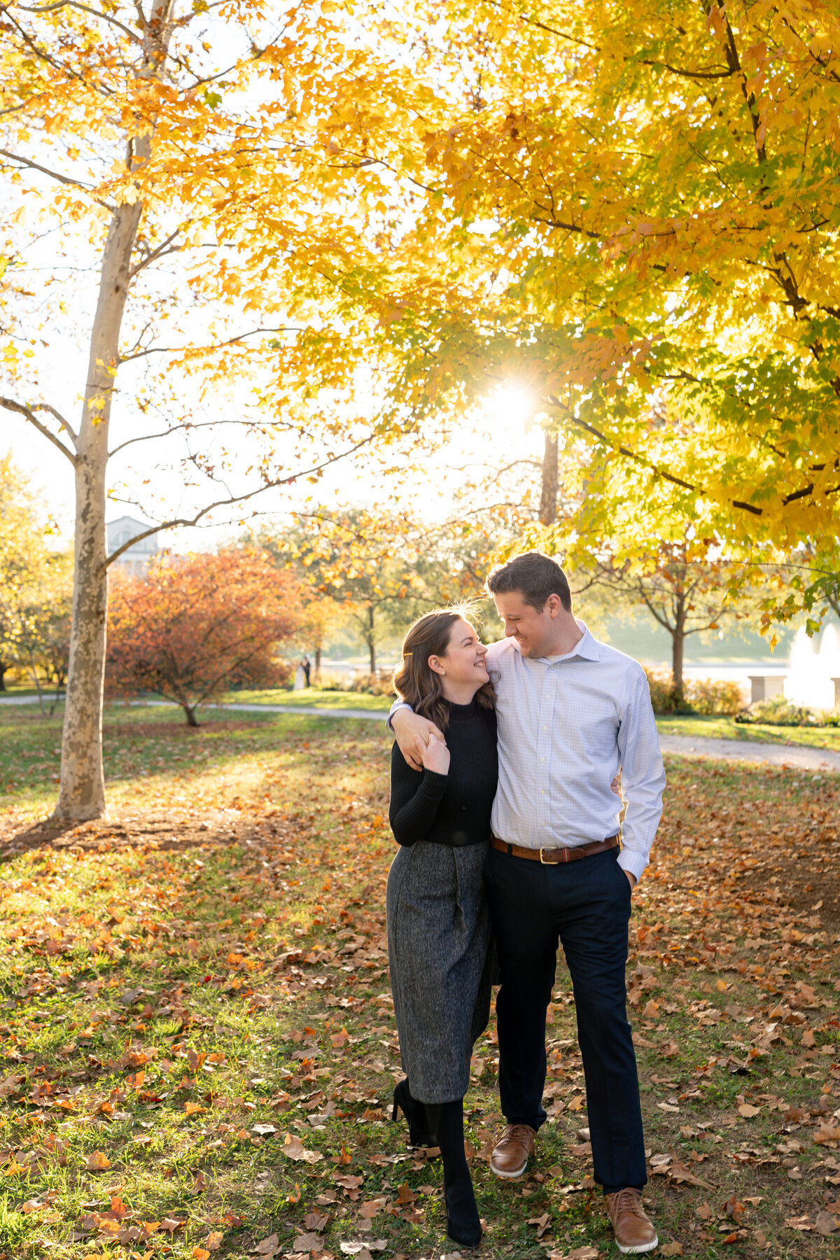 Forest Park Fall Engagement Photographer-6